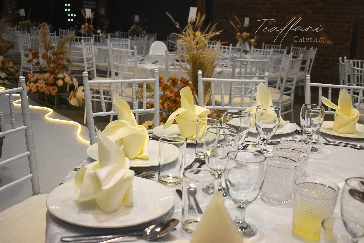 Western plated table setup